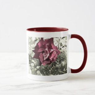 Tasse Couleur Vintage Rose rouge