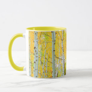 Tasse Couleurs automnales des arbres d'Aspen 1