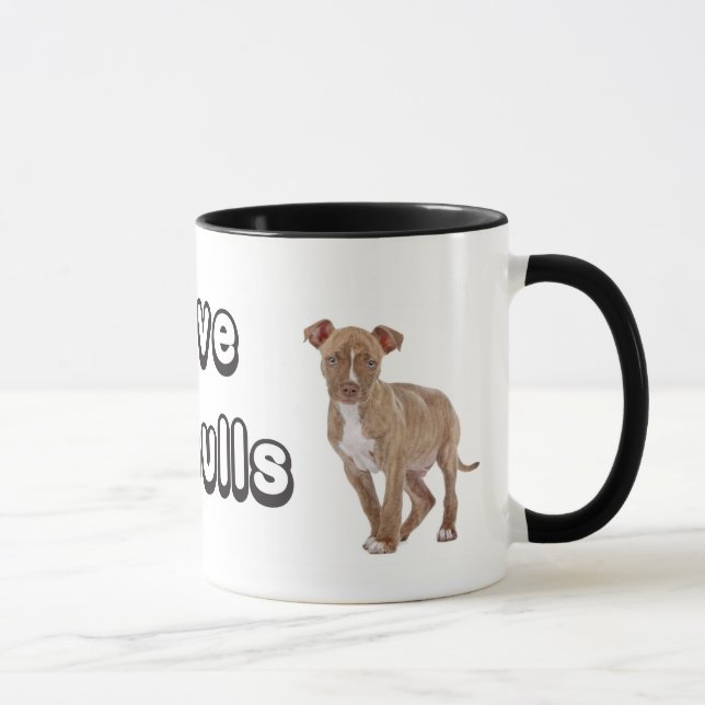 Tasse Coupe de football des Chiens coquelicots d'amour (Droite)