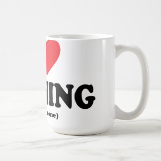 tasse courante d'amour drôle d'I