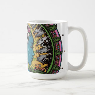 Tasse "couronnée" d'illustrations originales par