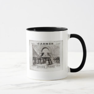 Tasse Couverture du score du quadrille de piano