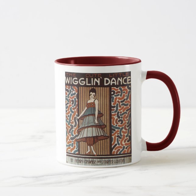 Tasse Couverture Vintage de Wigglin Dance (Droite)