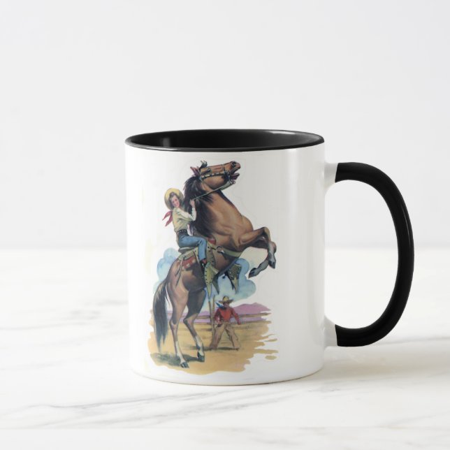 Tasse Cow-girl sur le cheval (Droite)