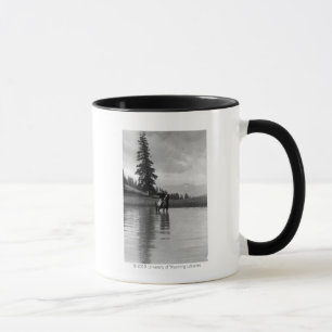 Tasse Cowboy dans un étang
