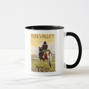 Tasse Cowboy & Horse - Sun Valley, Idaho