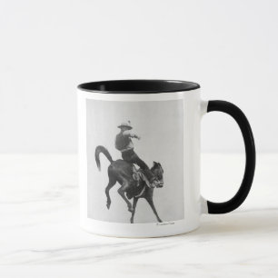 Tasse Cowboy Ned Coy Riding Bronco