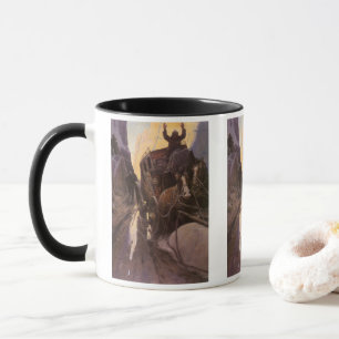 Tasse Cowboys Vintage, tenez-vous dans le canyon par NC 