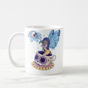 Tasse Crâne de Sucre de Fée Théière Papillon Sorci