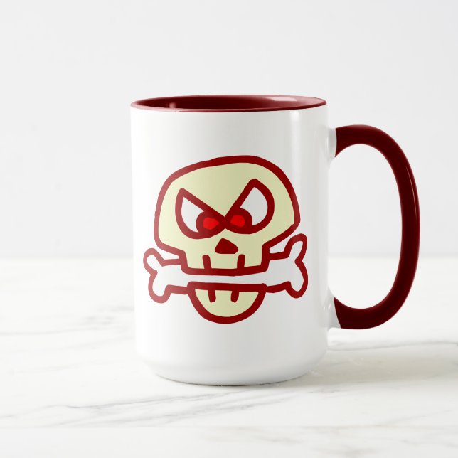 Tasse Crâne drôle (Droite)