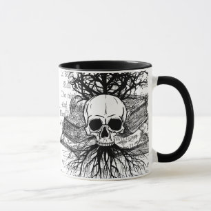 Tasse Crâne et livres
