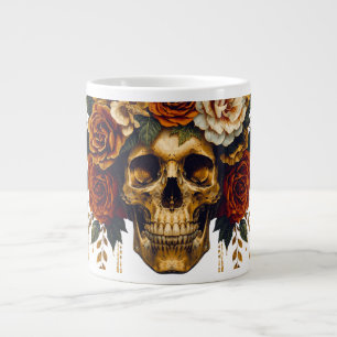 Tasse Crâne Floral Tasse Élégante d'Halloween Go