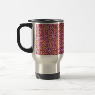 Tasse "Crochetée" aux couleurs d'automne bigarrées