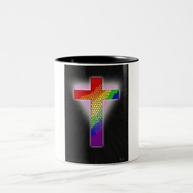 Tasse croisée d'arc-en-ciel (Centre)