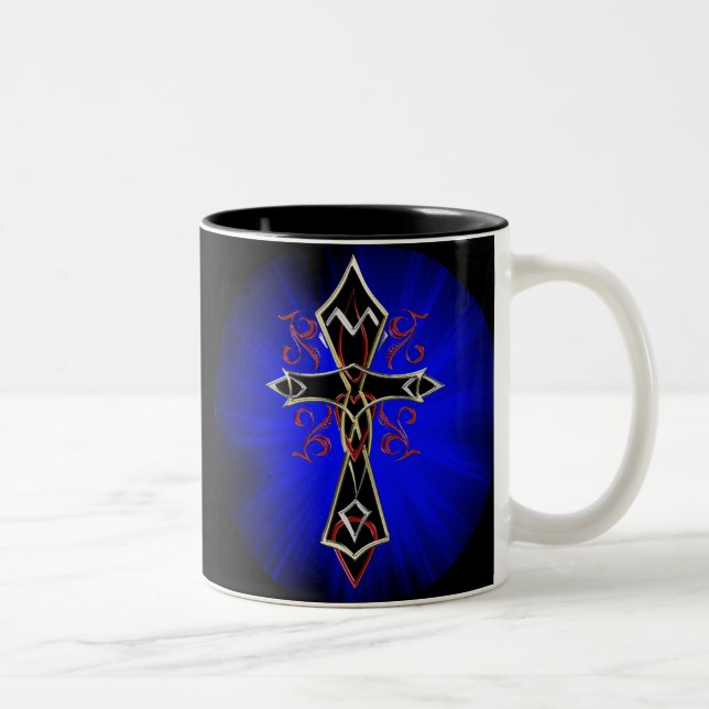 Tasse croisée tribale celtique (Droit)