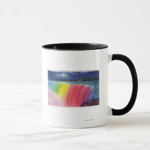 Tasse Croissant de lune au-dessus de Horseshow lumineux