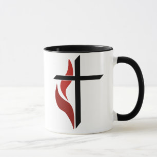 Tasse Croix flamme