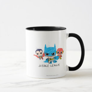 Tasse Croquis de la Mini Justice League