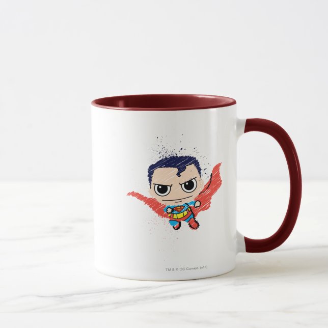 Tasse Croquis Mini Superman (Droite)