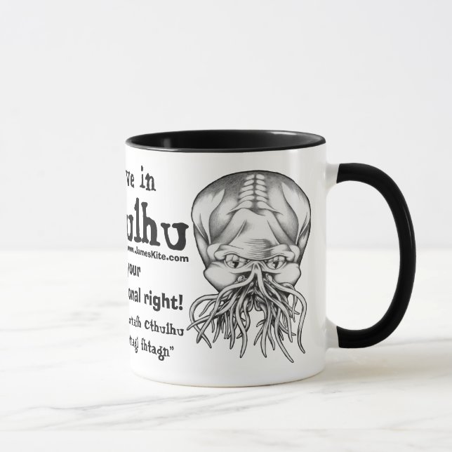 Tasse Croyez au Cthulhu (Droite)
