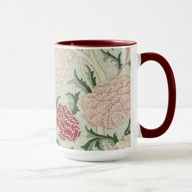 Tasse Cru floral de Pre-Raphaelite de William Morris (Droite)