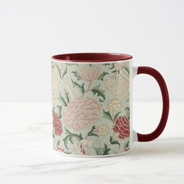 Tasse Cru floral de Pre-Raphaelite de William Morris (Droite)