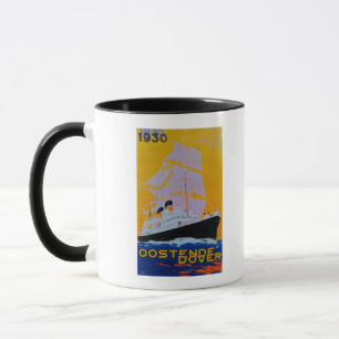 Tasse Cru PosterEurope d'Oostende Douvres