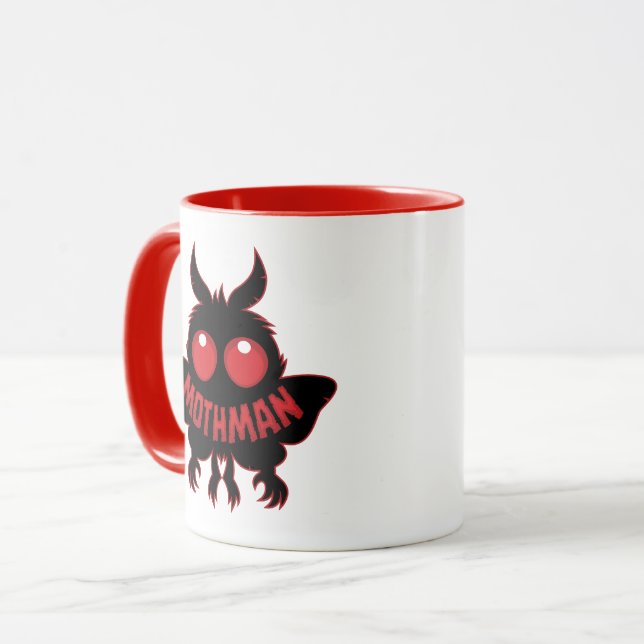 Tasse Cryptide de Mothman, Point Pleasant Ouest (Devant gauche)