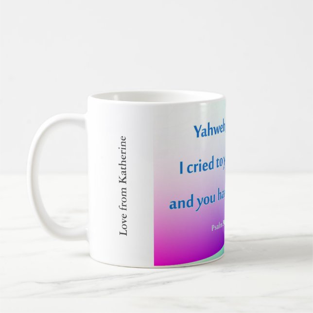 Tasse curative chrétienne de cadeau (Gauche)