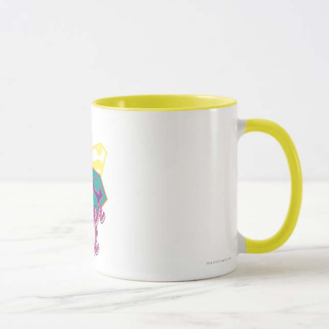 Tasse Cursive de Supergirl (Droite)