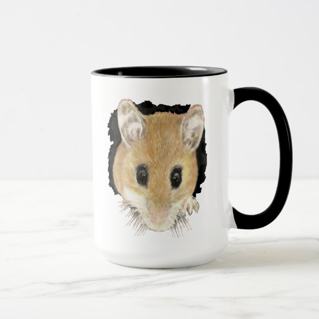 Tasse Cute Petite Aquarelle Animaux Poche Souris Animal  (Droite)
