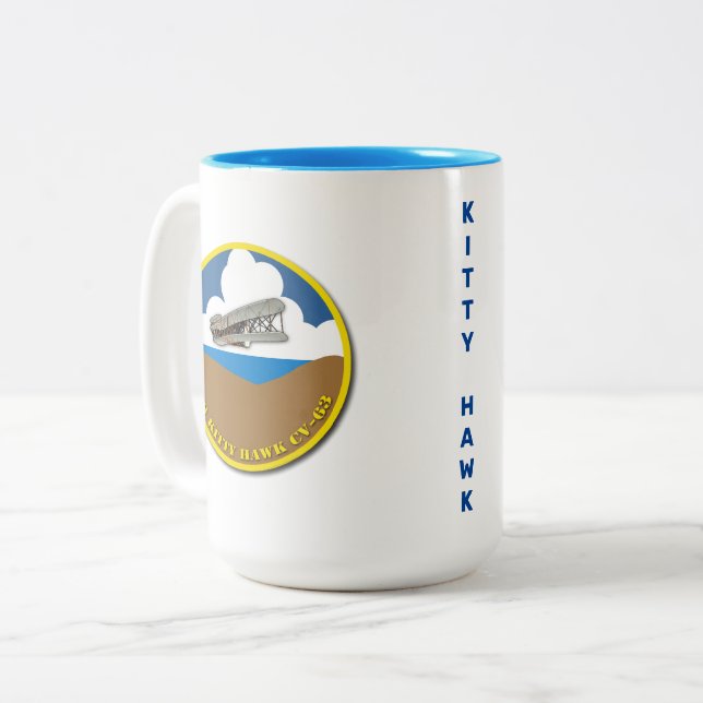 TASSE CV-63 USS KITTY HAWK (Devant gauche)