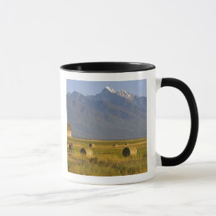 Tasse Cyclistes sur route dévalent une route de campagne