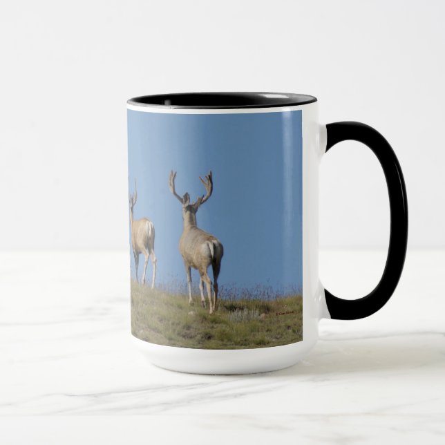 Tasse D9 Mule Deer Bucks in Velvet (Droite)