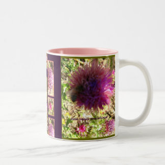 Tasse d'abeille de chardon