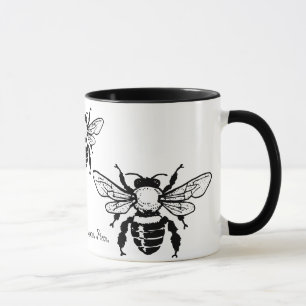 Tasse d'abeille de Mellifera d'api