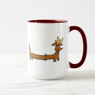 Tasse Dachshund Reindeer