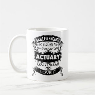 Tasse d'actuaire, tasse de café d'actuaire, tasse