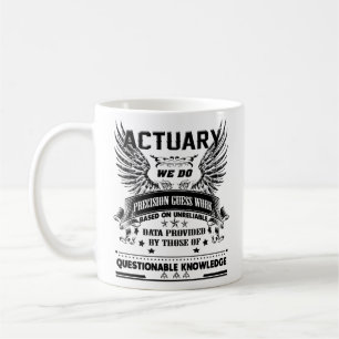 Tasse d'actuaire, tasse de café d'actuaire, tasse