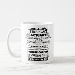 Tasse d'actuaire, tasse de café d'actuaire, tasses
