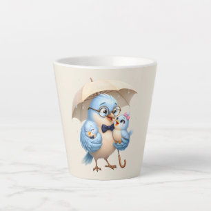 Tasse Daddy Bird Latte Cadeau Fête des Pères