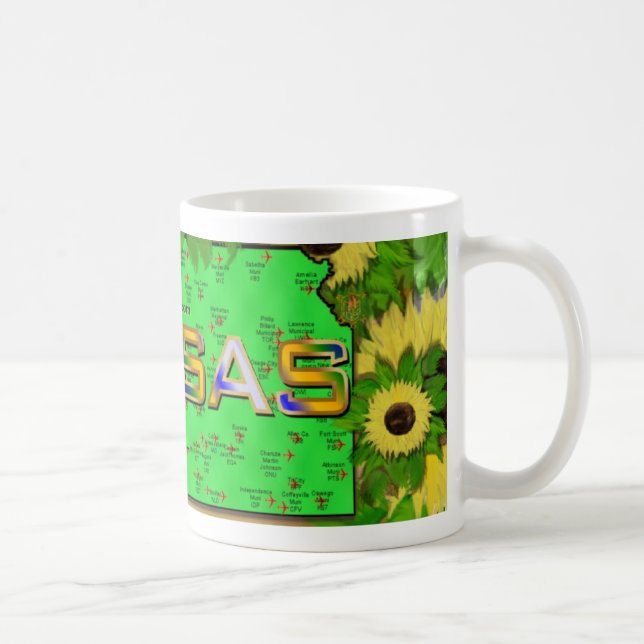 Tasse d'aéroports du Kansas (Droite)