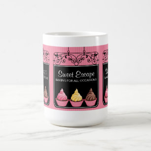 Tasse d'affaires de boulangerie de petit gâteau