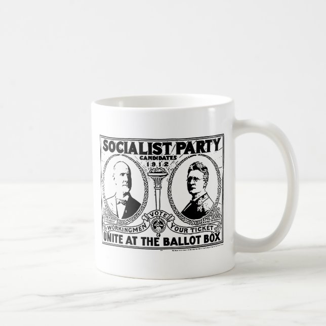 Tasse d'affiche de campagne d'Eugene Debs (Droite)