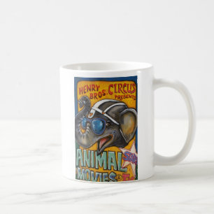 Tasse d'affiche de cirque de Henry Bros - petit