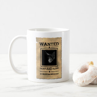 Tasse d'affiche Recherchée du chat de Schroedinger