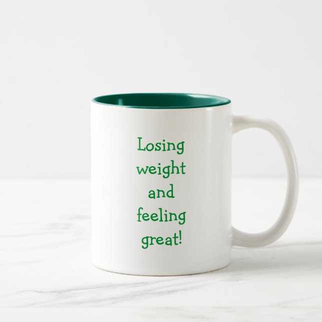 Tasse d'affirmations de perte de poids (Droit)
