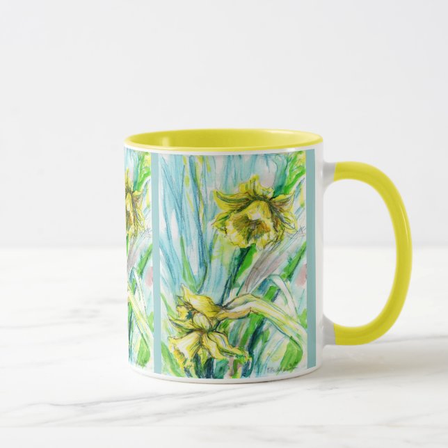 Tasse Daffodique de boue de printemps (Droite)