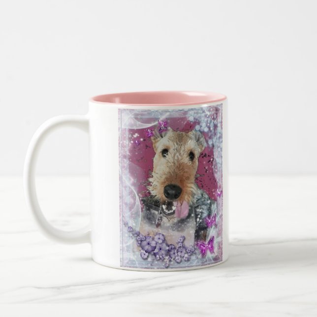 Tasse d'Airedale Terrier (Gauche)