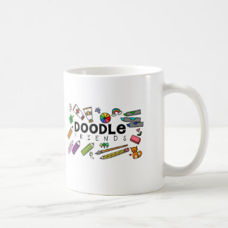 Tasse d'amis de griffonnage (avec des